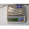 Image 5 : x2 Steiff "Rose" Sterling Silver Butter Knives TW: 63.7g