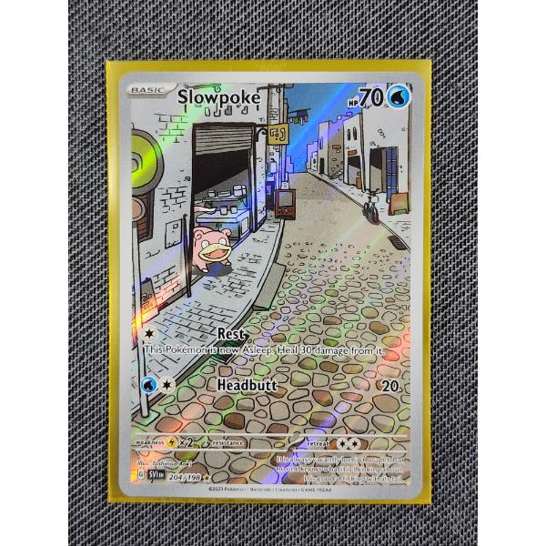 Slowpoke 204/198 Holo Rare 2023 Pokemon Trading Card - Near Mint 