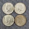 Image 1 : Four 1965 United States 40% Silver Kennedy Half Dollars ~ $2.00 Face Value