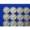 Image 2 : Assorted Years Silver Mercury Dimes Face Value $2.00