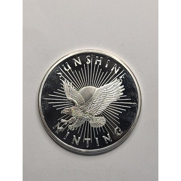 Sunshine Minting 1/2 Troy Oz .999 Fine Silver Round