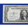 Image 2 : Series 1935 F $1 One Dollar Blue Seal Silver Certificate