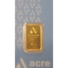 Image 2 : Acre Gold Limited Edition 2.5g .9999 Fine Gold Bar In Sealed Tamper-Evident Assay Card