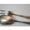 Image 4 : Sterling Silver: Steiff "Rose" Lemon Fork & Decorative Collectible Spoon TW: 33.5g