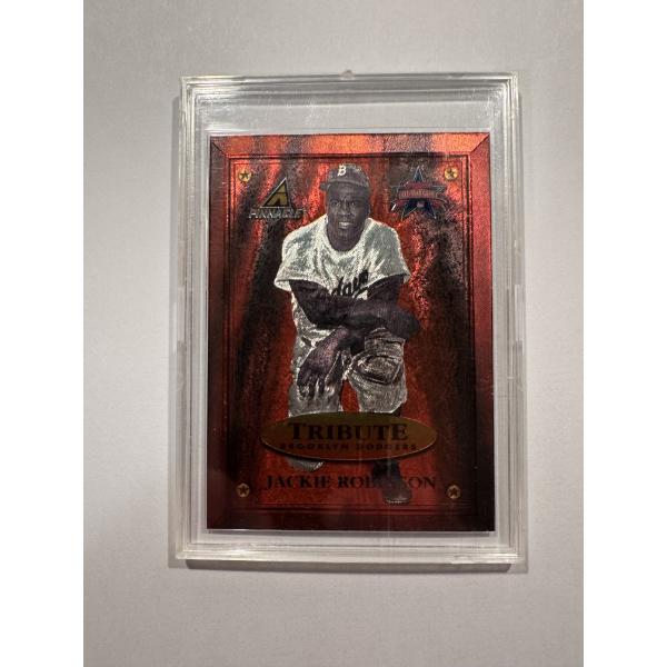 1997 Pinnacle Jackie Robinson All- Star Game Tribute Card In Protective Holder - Mint Condition