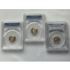 Image 1 : Lot Of 3 PCGS Graded Dimes In Cases - Mint Condition