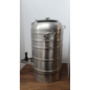 Image 4 : Carrollton Mfg. Co Stainless Steel 3 Gallon 22" Tall Vacuum Jug Dispenser