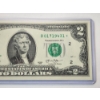 Image 3 : United States Series 2013 $2 Bill - *STAR NOTE* SN: B01719431 - In Protective Holder