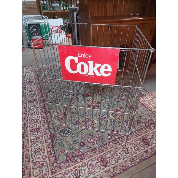 Vintage Coca Cola "COKE" 26 x 32 Floor Crate / Surround - See Pics