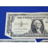 Image 2 : x5 United States $1 Blue Seal Silver Certificates FV: $5.00