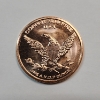 Image 2 : Canadian Maple Leaf Design 1 ADVP oz .999 Fine Copper Round
