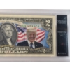 Image 18 : The Bradford Exchange Mint President Donald Trump $2 Note Collection In 16" x 9" Wooden Case