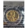 Image 2 : (5) Tribute 24KT Gold Plated 1943 Genuine Steel Wartime Wheat Cents With COA - Face Value: $0.05