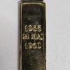 Image 2 : 1960 Anton Michelsen Danish Royal Wedding Gilded Sterling Silver Commemorative Spoon (48g)