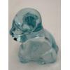 Image 5 : Adorable Degenhart Vintage Uranium Glass Dog Figurine -Ice Blue