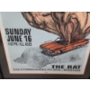 Image 4 : Framed "Fu Manchu" at the Rat in Boston Lithograph - Numbered 351/380 & Signed Derek Hess