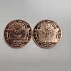 Image 2 : Two Mercury Head Design 1 AVDP Ounce .999 Fine Copper Rounds - 2 oz Copper Total!