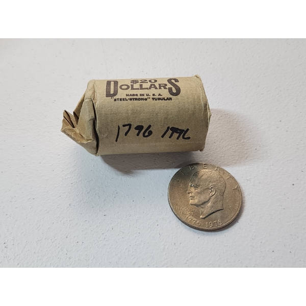 x20 Bicentennial 1776-1976 Eisenhower Dollar Coins Face Value $20.00