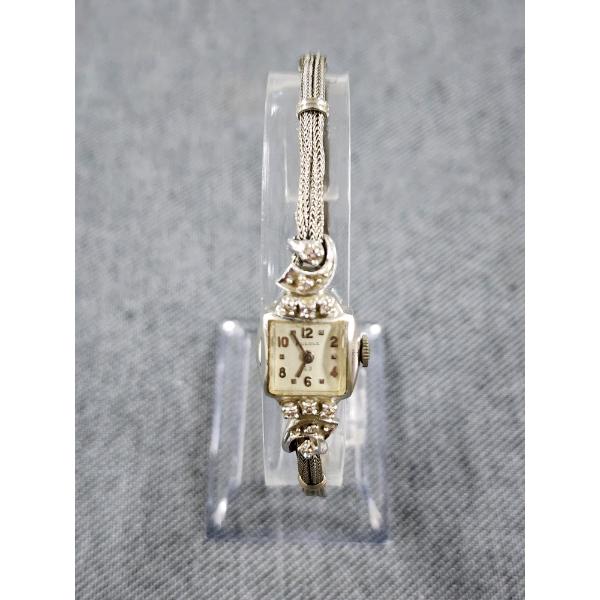 Vintage 14K Gold Bulova Diamond Ladies Watch - 23 Jewels - Weighs 12 Grams 