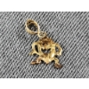 Image 4 : 10K Gold Tasmanian Devil Looney Tunes Pendant Weighing 1.5 Grams