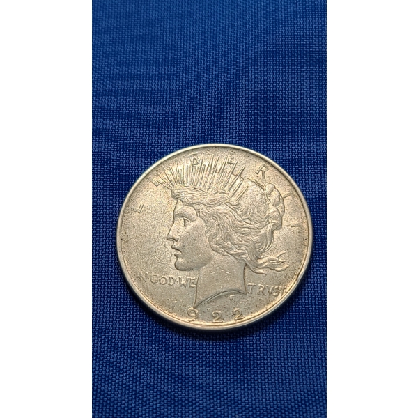 1922 90% Silver Peace Dollar 