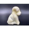 Image 5 : Degenhart Dogs - Ivory - Adorable Uranium Glass Dog Figurine - ~2.5 inches 