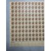 Image 2 : 150 - Full Page Of Rare 1978 Indian Head Penny U.S. Stamps - Real Postage - Face Value $19.50 - Mint
