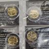 Image 5 : Assortment of Gold-Plated Wheat Cents with 1 Black Ruthenium Cent Coin FV: $.22 