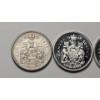 Image 2 : 1959, 1964 & 1965, 1966 Canadian 80% Silver 50 Cent Coins