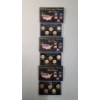 Image 1 : (3) 1999 Commemorative 50 State Quarters Program Gold Edition Sets 