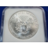 Image 4 : NGC MS 69 2002 Silver American Eagle - 1 Ounce .999 Fine Silver 