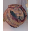 Image 2 : Cloth Coveered Decorative Bulbous 12" Vase As Pictured Excellent