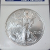Image 2 : 2007-W American Silver Eagle $1 Early Releases - 1 oz .999 Fine Silver - Graded by NGC MS 69