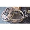 Image 2 : Louisville Home Pickup - Set Of 2  Fancy & Heavy Metal Leaf Themed Baskets Large & Med Sz - See Desc