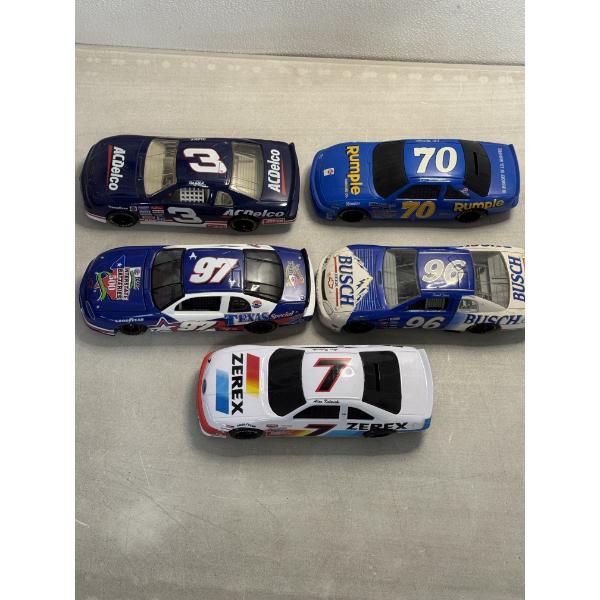 Lot Of 5 Die Cast 8" Race Cars - Great Condition