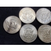 Image 7 : Six 90% Silver Kennedy Half Dollars - $3 Face Value