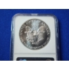 Image 4 : 1992 $1 Silver American Eagle 1 oz Fine Silver Graded MS 69 by NGC