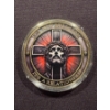Image 1 : Jesus Christ CROSS Commemorative 24K Gold Covered Challenge Coin - Mint Condition
