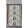 Image 3 : Uncut Sheet Of Legal Tender Sequential $1 Bills In World Reserve Monetary Exchange Bankers Portfolio