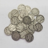 Image 1 : $2.50 Face Value of Assorted Years Mercury & Barber U.S. 90% Silver Dimes 