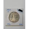 Image 1 : United States Semi-Key Date 1929-S Walking Liberty 90% Silver Half Dollar