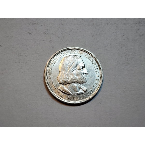 1893 Columbian Exposition 50 Cent Coin ASW: 0.3617 oz