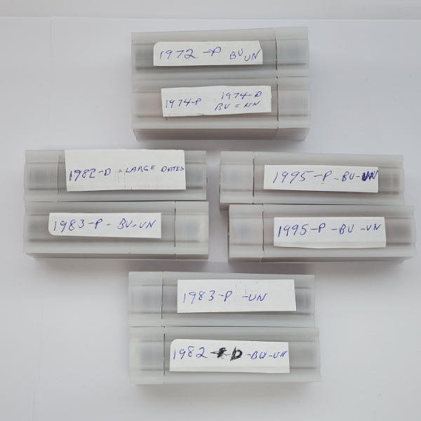 $4.00 Face Value of Assorted U.S. Lincoln Cents - In Tubes
