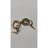 Image 6 : 14K Gold Pendant On 14K Gold Serpentine Chain - Weight: 1.4g