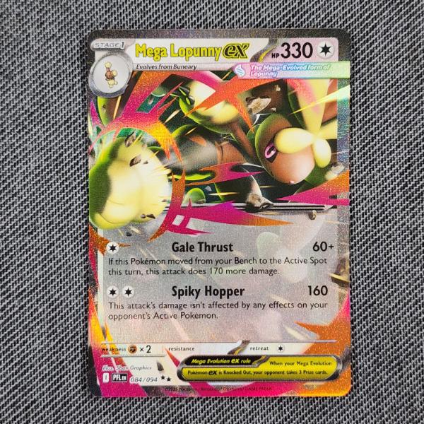 Mega Lopunny EX 084/094 Holo Rare Pokemon Trading Card