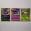Image 1 : Three Assorted Vintage Holo Rare Pokemon Trading Cards 