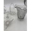 Image 2 : 5 Beautiful pieces of Glassware - Includes Pitcher, Boot Mug, Rabbit