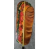 Image 8 : Silver Tone Wine Cooler Stand & Large Hand Painted Hot Dog Wall Hangings 