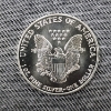 Image 2 : 1992 United States 1 Oz .999 Fine Silver American Eagle Round ~ Mint Condition!