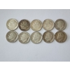 Image 1 : x10 Assorted Years & Mint Marks U.S. 90% Silver Roosevelt Dimes FV: $1.00